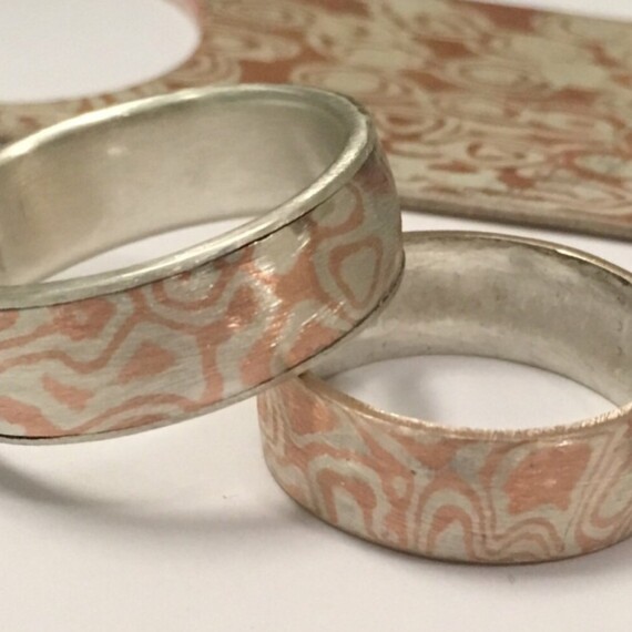 Mokume Gane rings